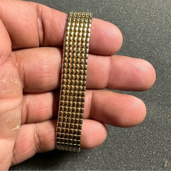 Swanson Miyota Ladies Quartz Watch Gold Tone Blue Dial Working New Battery WR - Picture 9 of 11